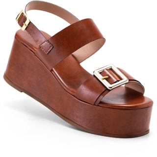 Sandália Feminina Lumiss Anabela Fivela Confortável em Oferta na Shopee