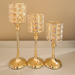 Castiçais Porta Vela Enfeite Decoração Casamento em Oferta na Shopee