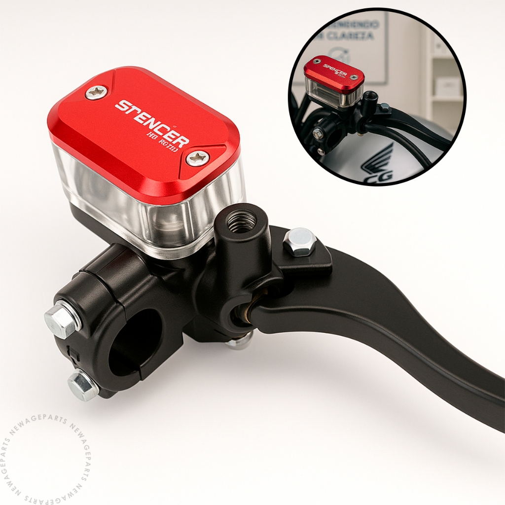 Burrinho Freio Reservatório de óleo Esportivo Vermelho Cg 150/125 em Oferta na Shopee