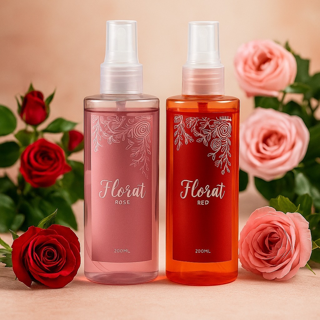 Kit Buque de Flores 2 Body Splash Red + Rose Feminino 200ml cada