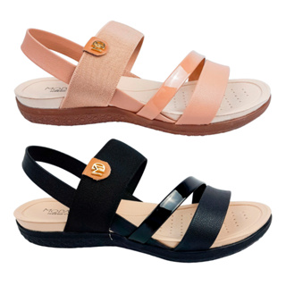 Sandalia Rasteira Modare Feminina Ortopédica Respiravel Tiras Elasticas Macia Calce Facíl em Oferta na Shopee