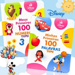 Livro Infantil Bebê: Minhas 100 Palavras Disney Baby | Educativo e Ilustrado Oficial