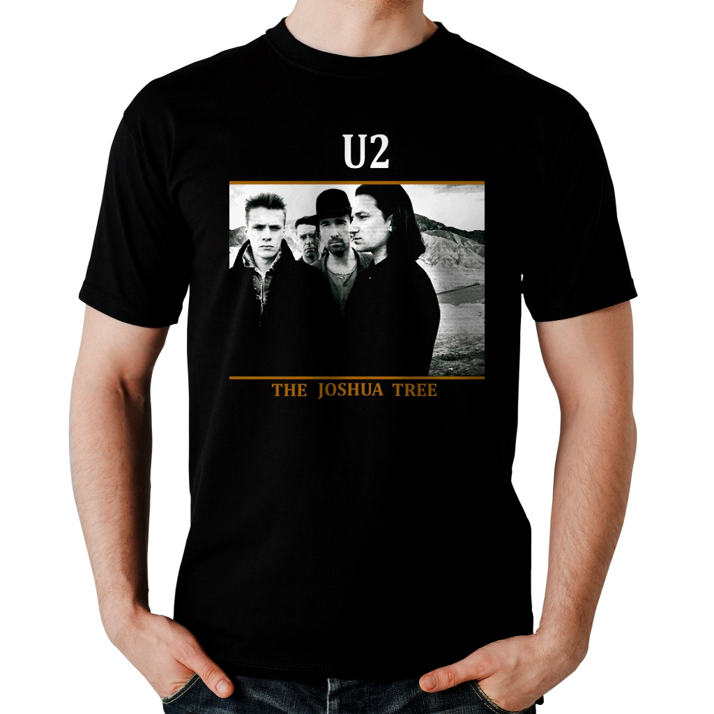 Camiseta Preta Banda U2