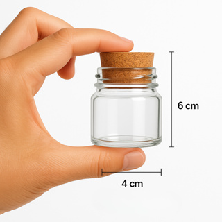 30 Potinhos Para Vela 40ml C/ Tampa Rolha Cortiça Lindo em Oferta na Shopee