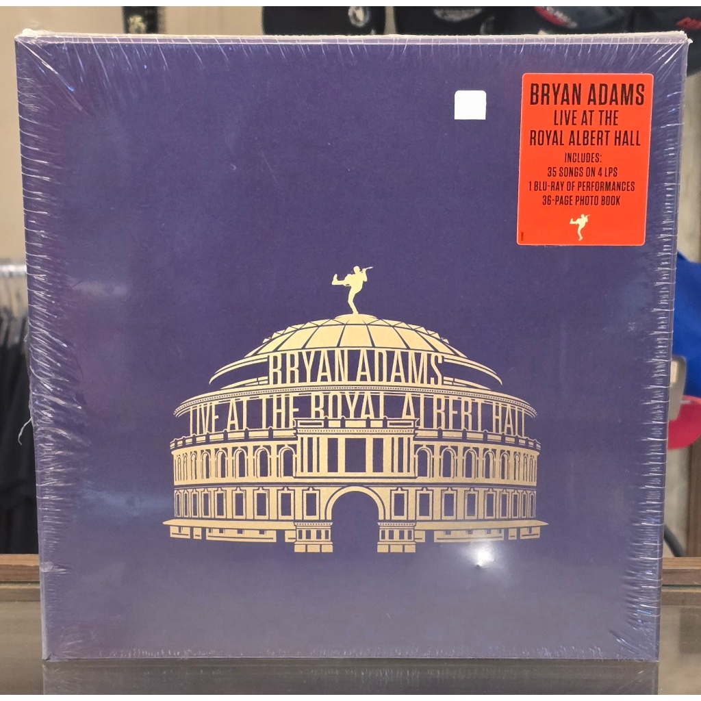 BOX Bryan Adams – Live At The Royal Albert Hall (4 Vinis + 1 Bluray + Livreto de Fotos) (IMPORTADO - LACRADO)