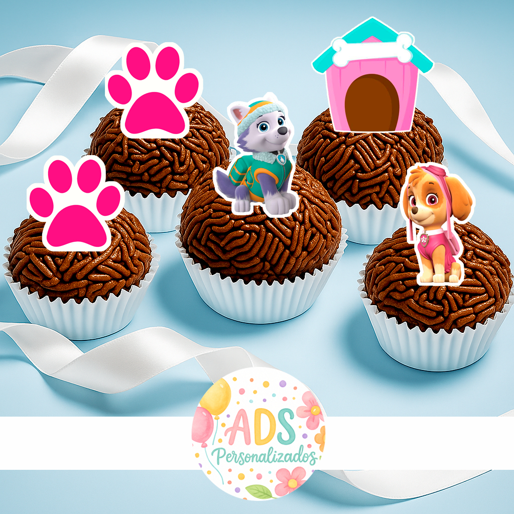Cupcake Patrulha Canina Rosa: Onde Comprar | BuscaProdutos