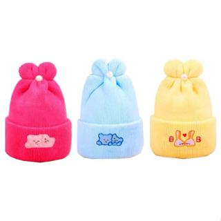 Touca Infantil Para Bebê de 0 Meses á 1 Ano Para Meninas Recém Nascido Forrada Quentinha Para Inverno em Oferta na Shopee