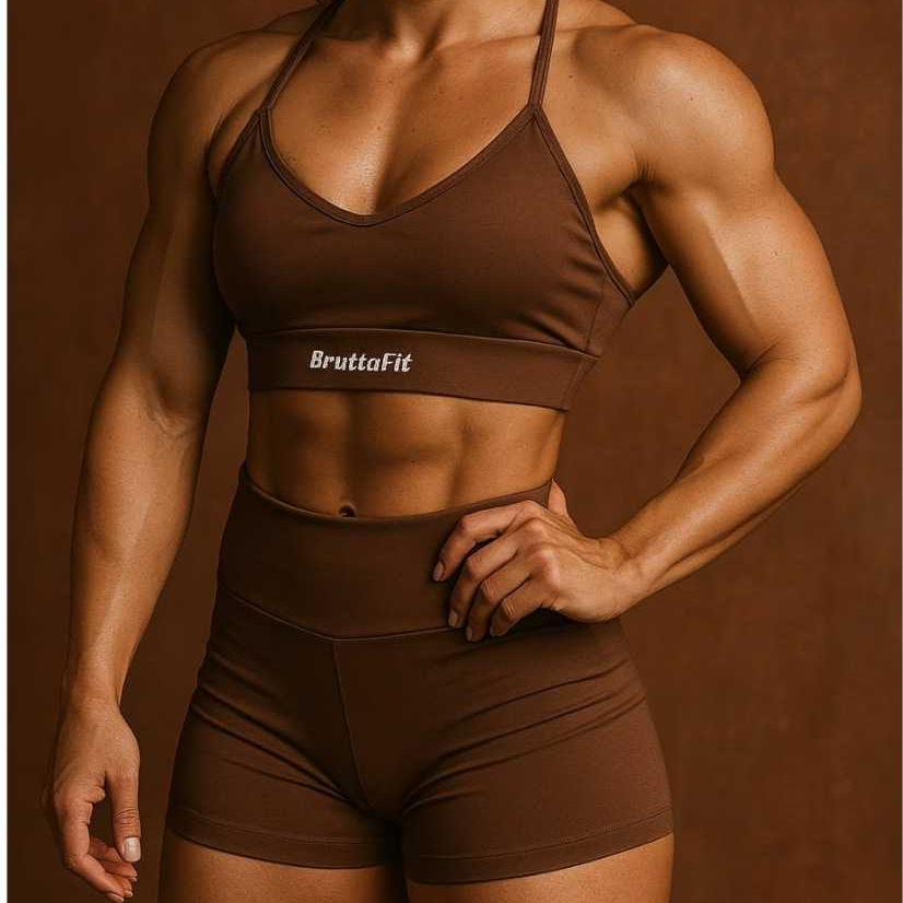 Conjunto fitness feminino short academia com bojo verão elegante alta compressão zero transparencia costa cruzada