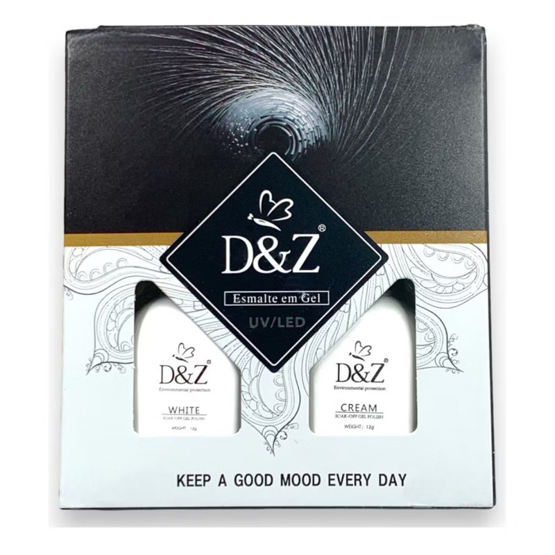2 kit Francesinha D&Z Esmalte Em Gel Seca Na Cabine Uv/led oferta