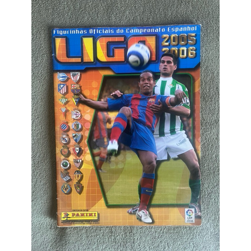 Álbum La Liga 2005/2006 + Figurinhas