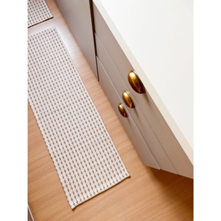 Tapete Passadeira Andaraí 45x140cm Off White/Capuccino Algodão FastLar em Oferta na Shopee