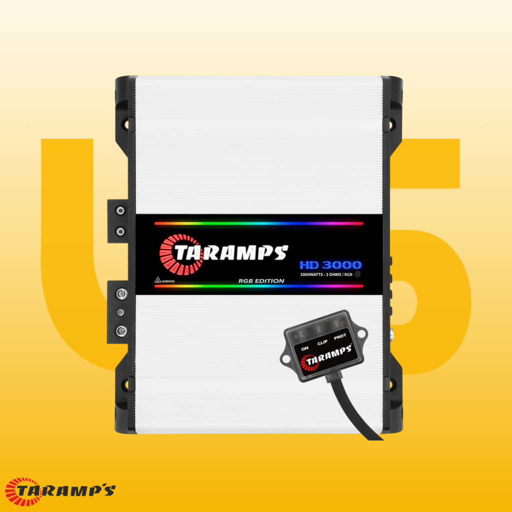 Modulo Amplificador Taramps Hd 3000 Rgb 1 Canal 3000w 2 Ohms