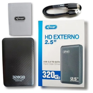 Hd Externo 500gb Compativel Com Pc Gamer Notebook Ps4 Ps5 Xbox Backup