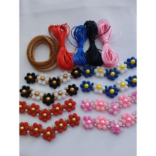 kit tramas de pérolas para decoração de chinelo 4 pares em Oferta na Shopee