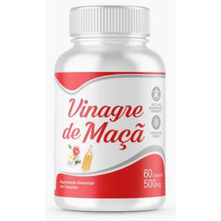 Vinagre De Maçã 500mg Formula Avançada - Materia Prima Importada (ESCOLHA A QUANTIDADE) em Oferta na Shopee
