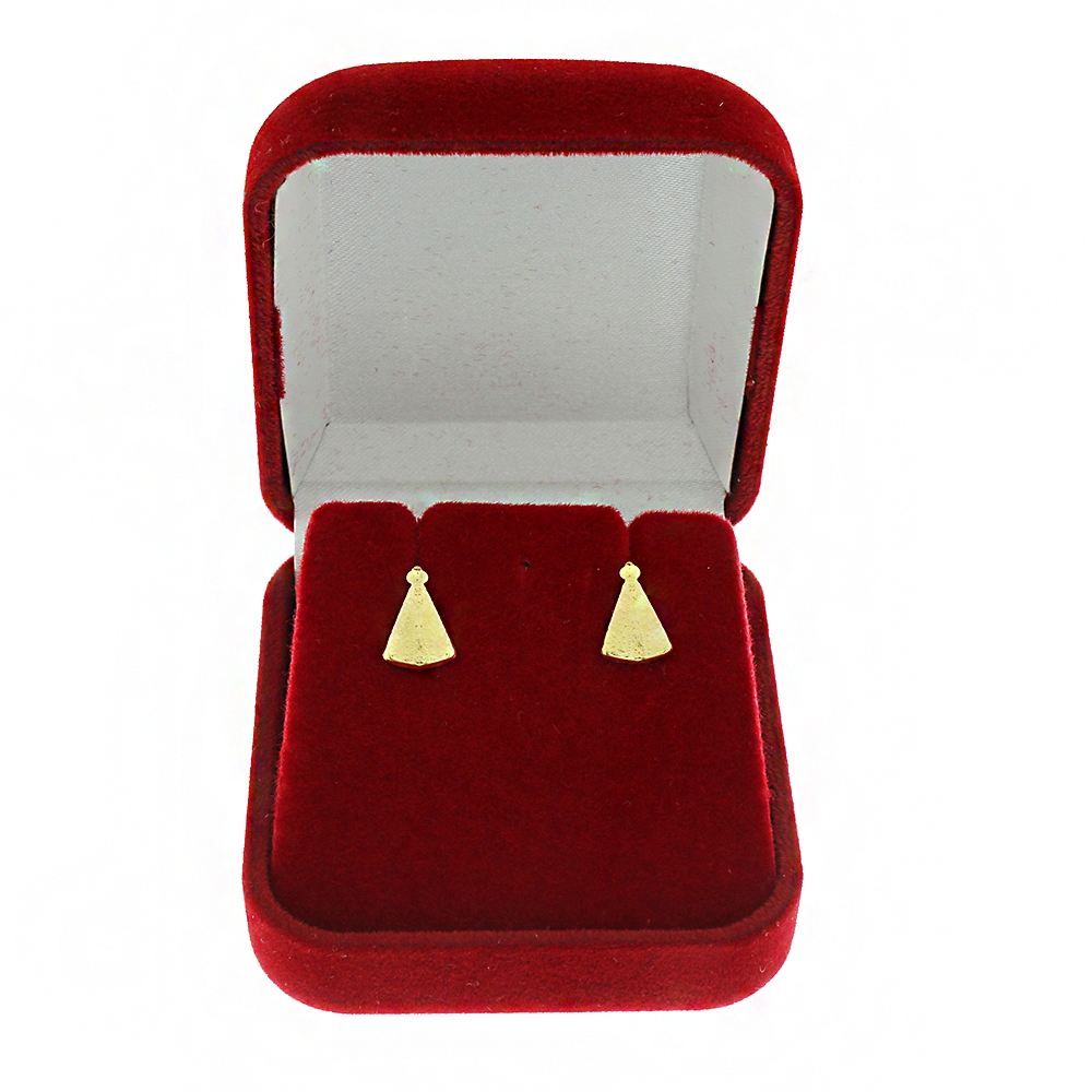 Brinco Santa Nossa Senhora Aparecida Folheado a Ouro 18k