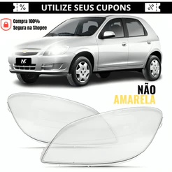 Par/Un Lente Farol Celta Prisma 2007 2008 2009 2010 2011 2012 2013 2014 2015 Farolete Lentes