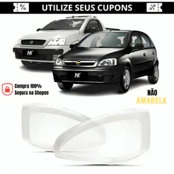 Par/Un Lente Farol Corsa Montana 2003 2004 2005 2006 2007 2008 2009 2010 Lentes