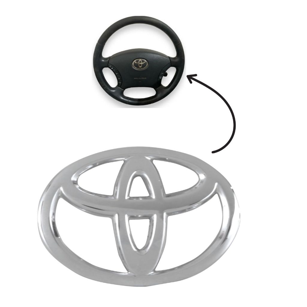 Emblema para volante da Hilux Etios Corolla 2006 a 2016 – Logo Toyota em Oferta na Shopee