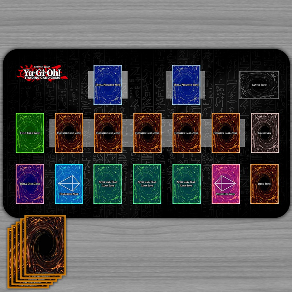 PLAYMAT YU-GI-OH! TCG - YU-GI-OH! TCG OFICIAL BLACK STYLE