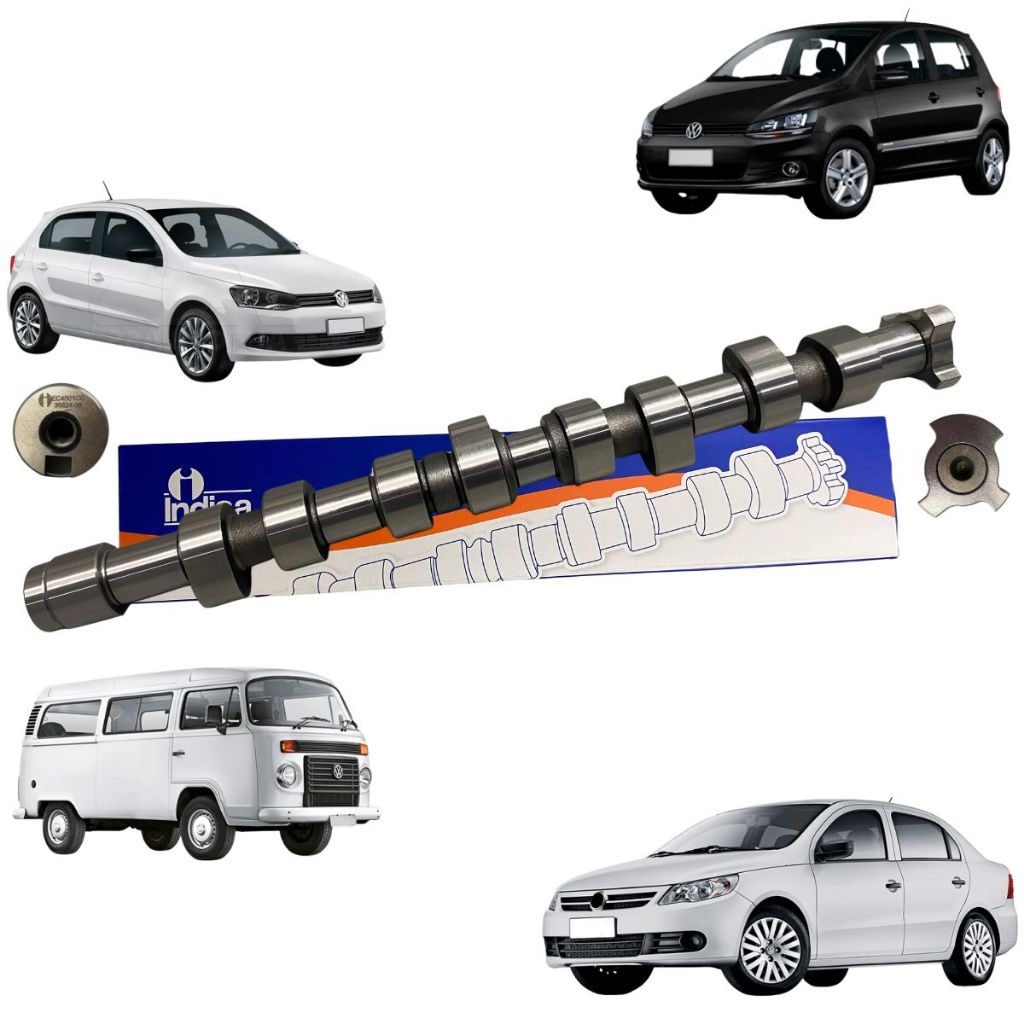 Eixo de Comando De Válvulas Letra CC Para Volkswagen Gol Fox 1.0 8v 2005 Até 2010 Indisa em Oferta na Shopee