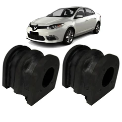 Par Bucha Barra Estabilizadora Dianteira Renault Fluence Todos 21mm Novo Com Nota Fiscal e Garantia