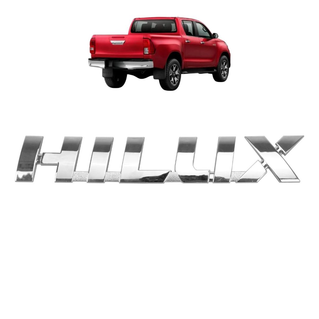 Emblema letreiro HILUX – Hilux 2016 a 2020 - Cromado