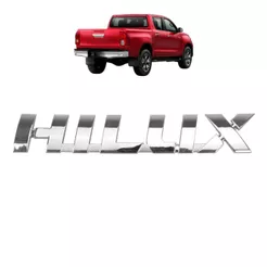 Emblema Letreiro HILUX Hilux 2016 a 2020 Cromado