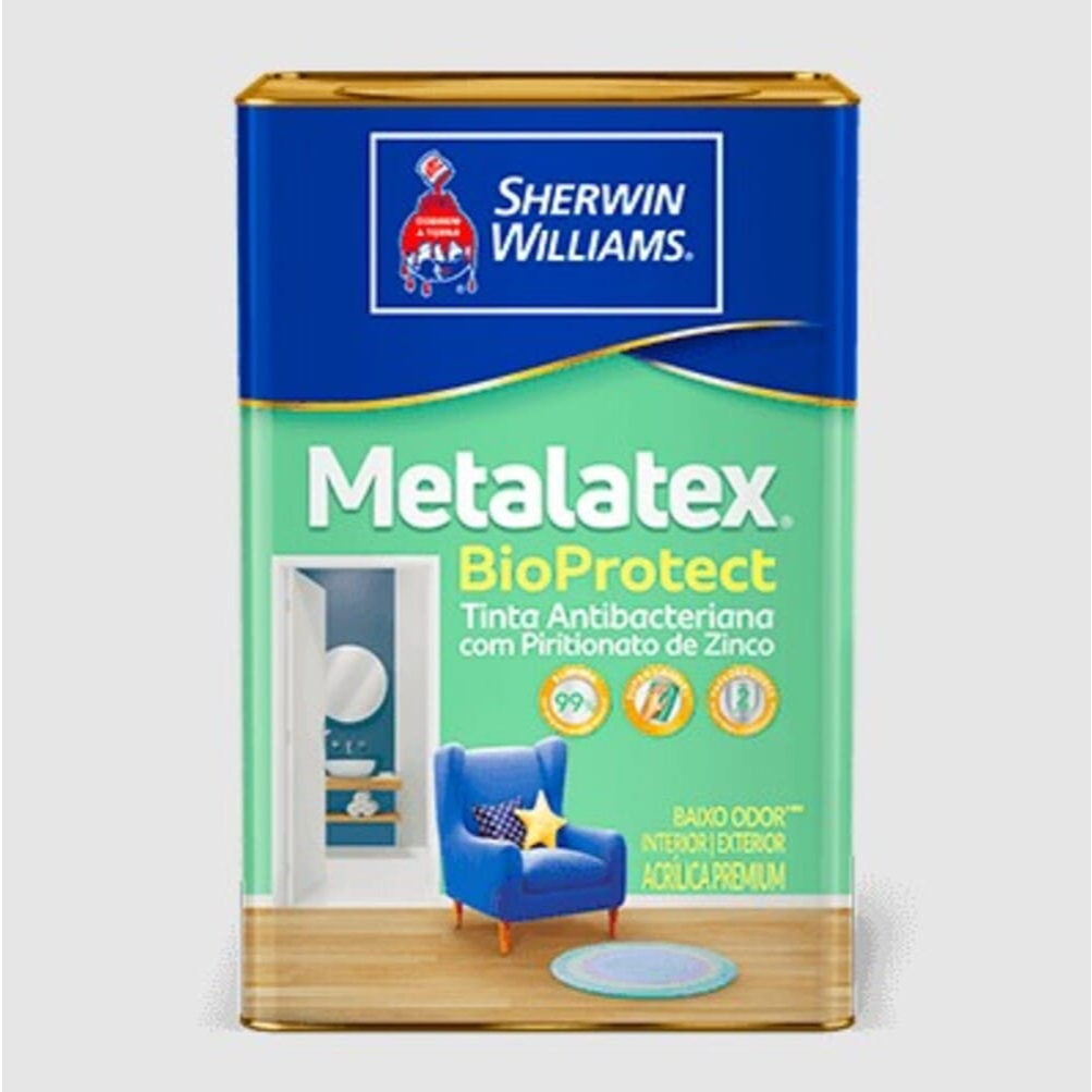 Tinta Acrilica Semiacetinado Metalatex BioProtect 16L
