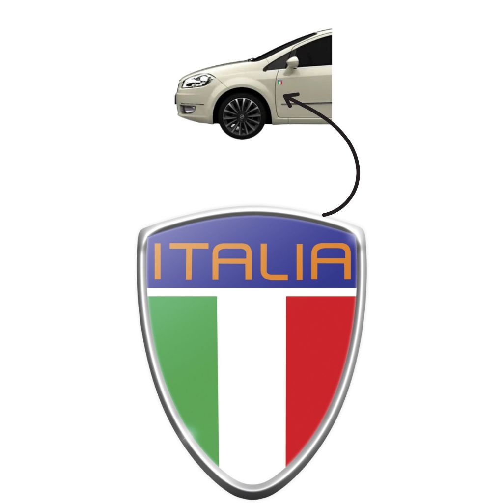 Emblema escudo Itália – Punto 2008 a 2017