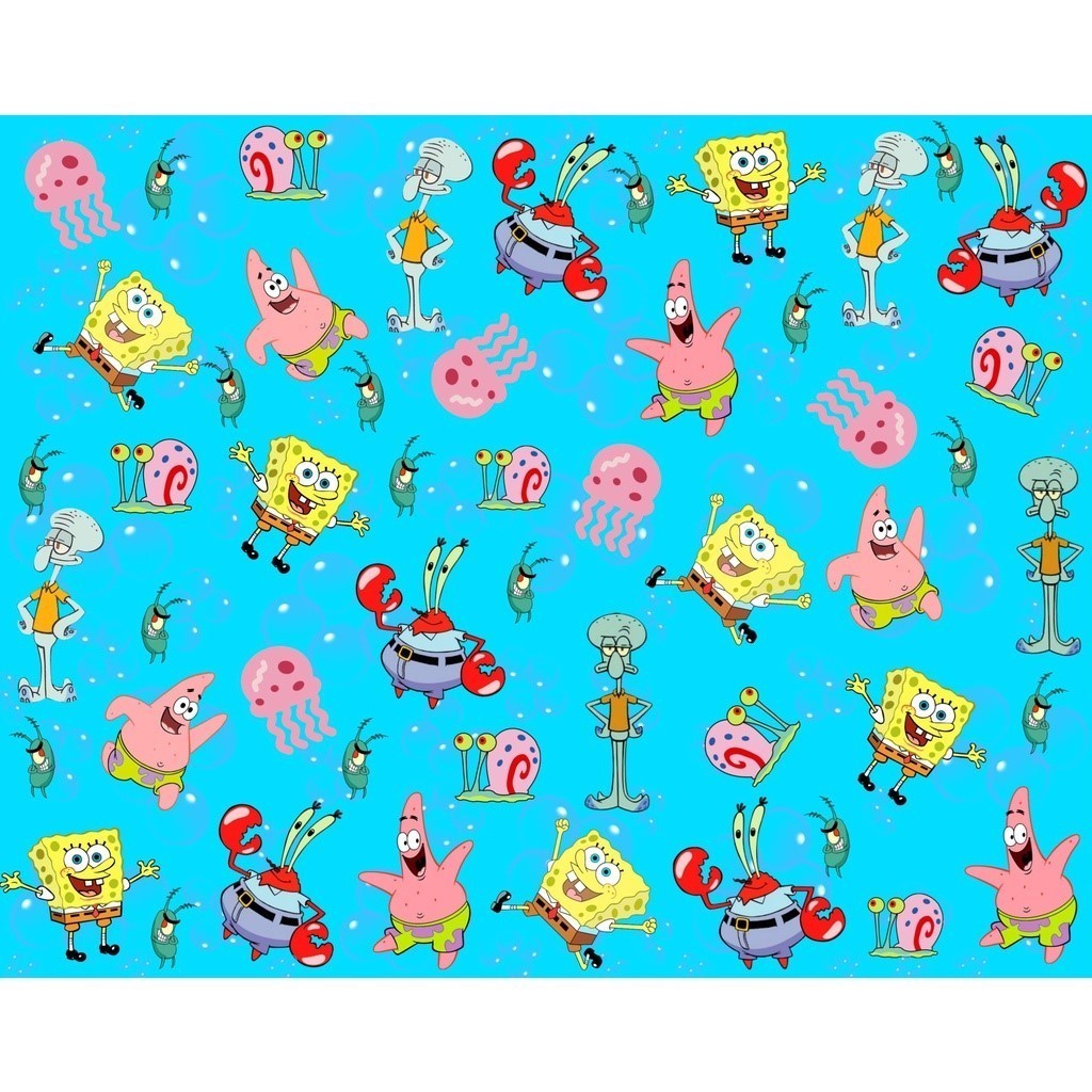 Tecido OXFORD estampado digital - Bob Esponja em Oferta na Shopee