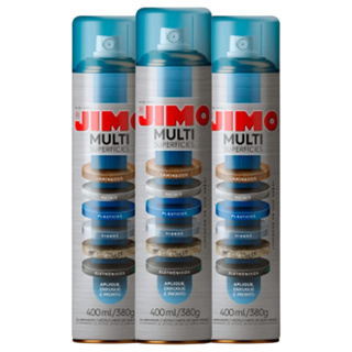 Kit 3 Jimo Multi Superfícies Aerossol 400ml Limpa Metal Plástico Eletrônico LED Granito Laminado em Oferta na Shopee