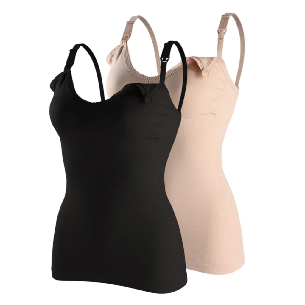 KIT 2 Regata De Amamentação Blusa Maternidade Bojo Removível Liso em Oferta na Shopee