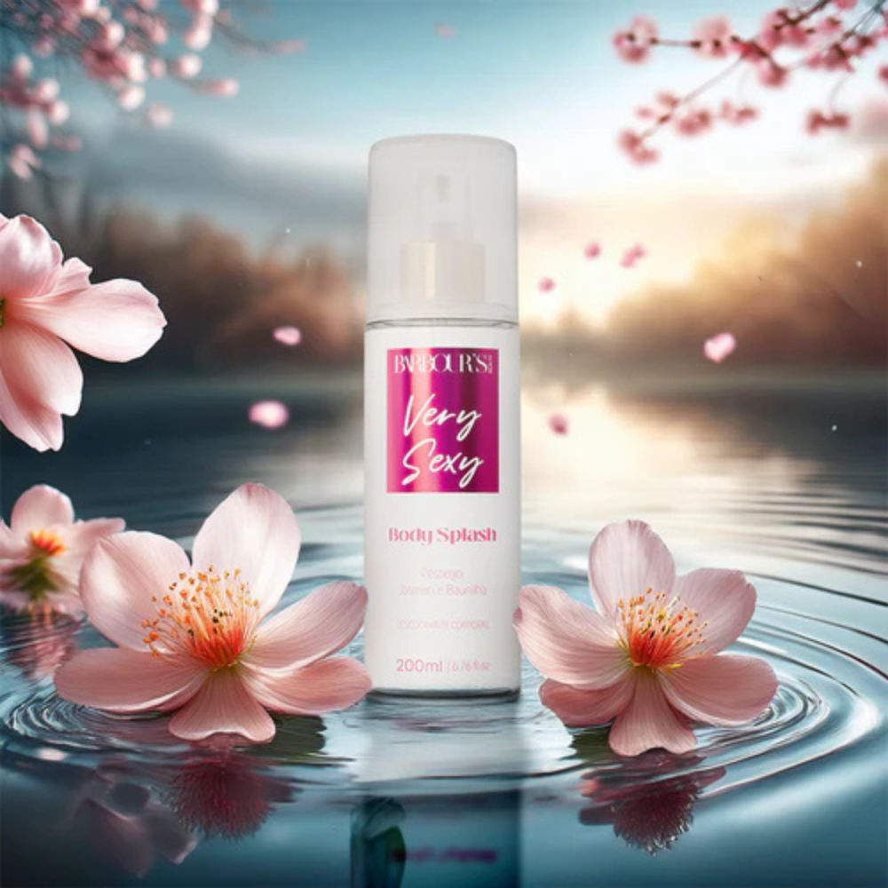 Body Splash Very Sexy Feminino Desodorante Corporal 200ml - Barbour's Beauty