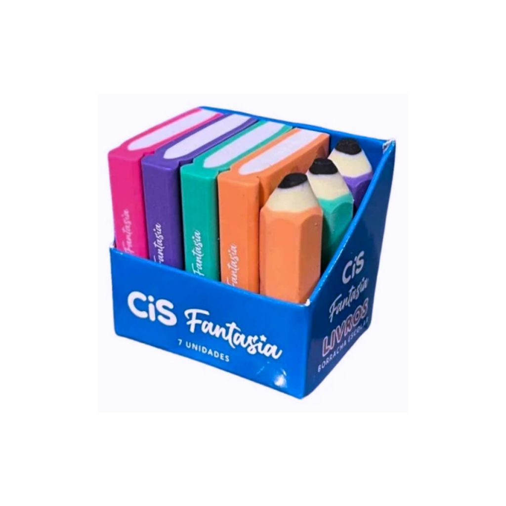 Borracha Fantasia Mini Livro Lápis - Cis | Livrinhos