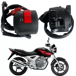 CHAVE DE LUZ E PUNHO DE PARTIDA CBX 250 TWISTER 2006 2007 2008 START STOP LAMPEJADOR AFOGADOR