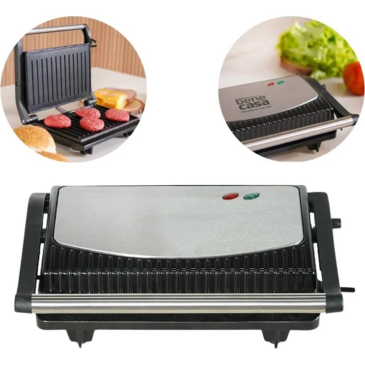 Grill Sanduicheira Misteira Benecasa Antiaderente 127 V