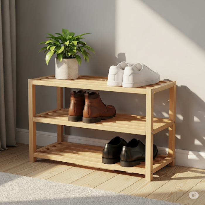 Sapateira Casal 3 Prateleiras 9 Pares Calçados Sapatos Tênis