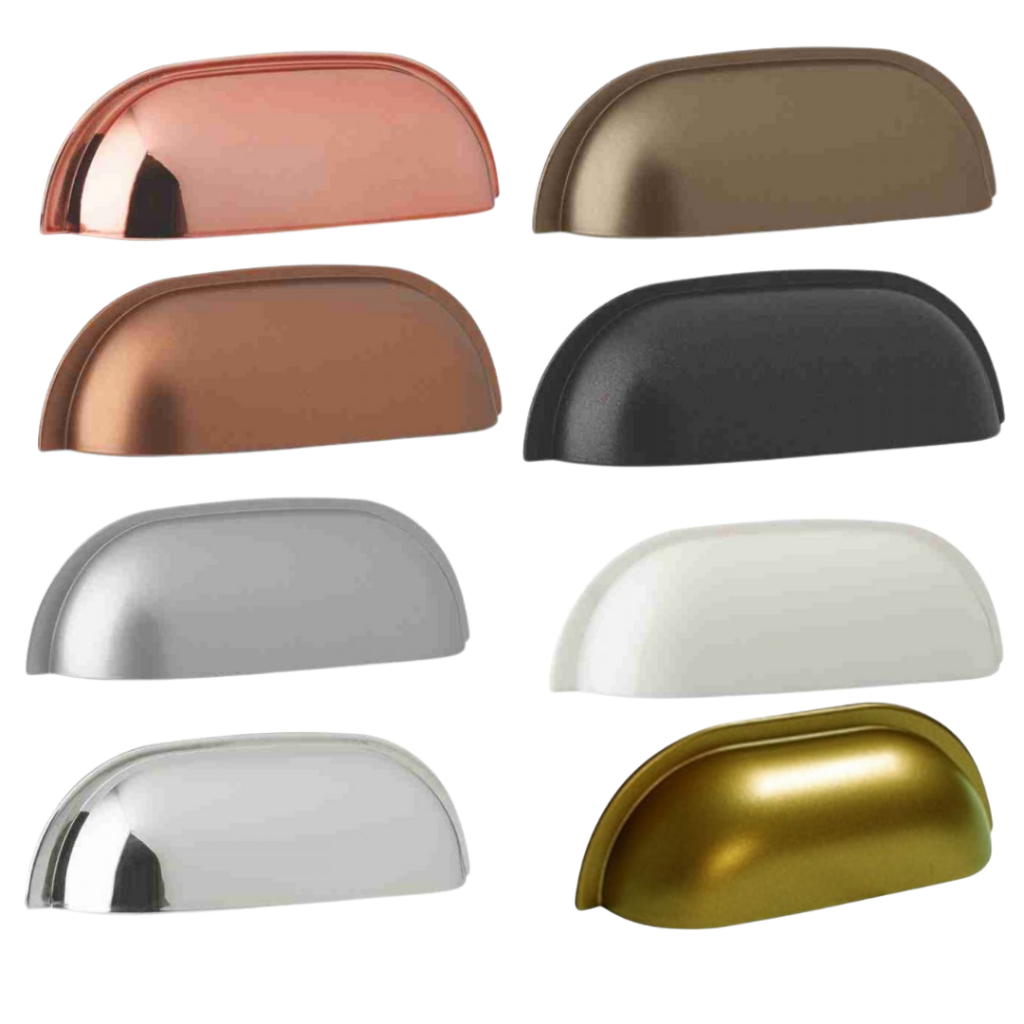 Kit 2 Puxadores concha Lauren para móveis em Oferta na Shopee