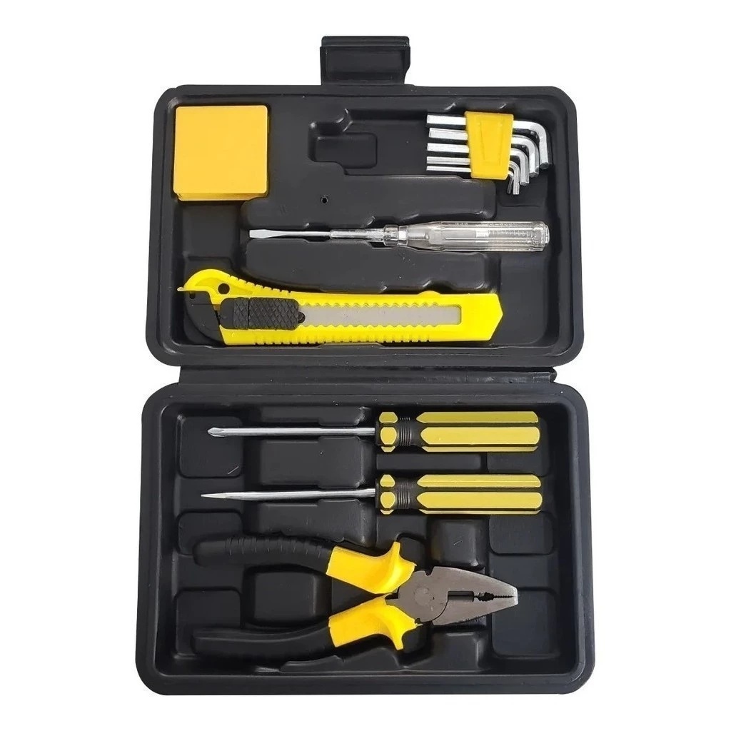 Kit Jogo De Ferramentas Com Maleta 12 Peças Titanium