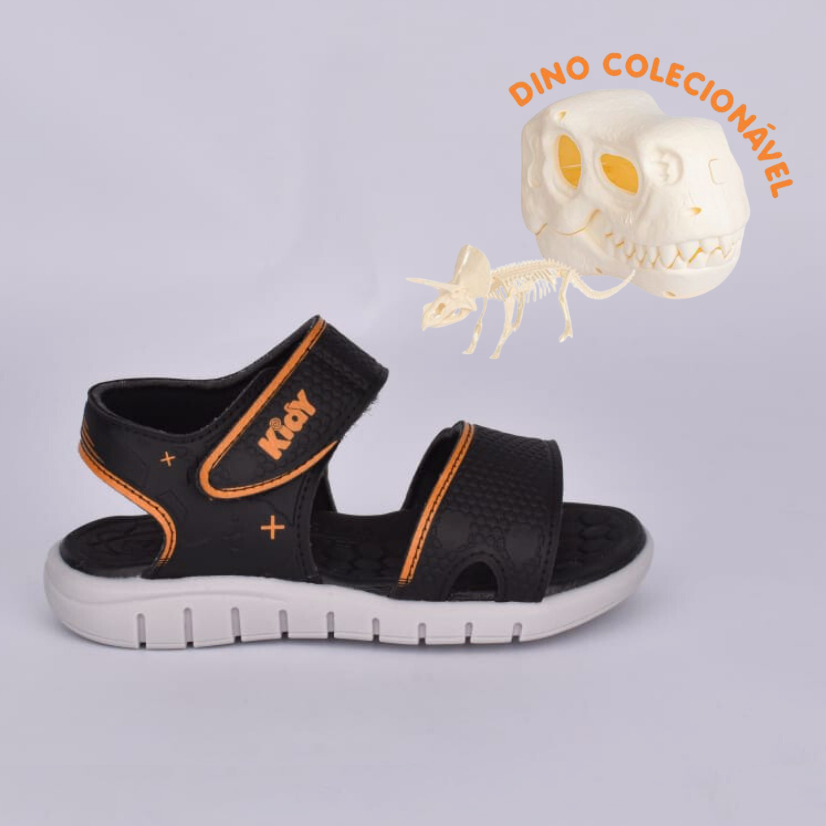 Sandália Papate Infantil Menino Kidy Fly Dino Colecionável Conforto Primeiros Passos Calce Prático