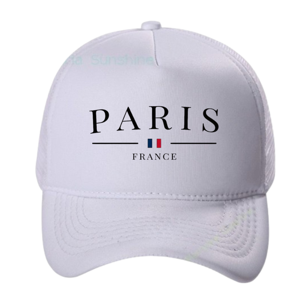 Boné Unissex Aba Curva Telinha France em Oferta na Shopee