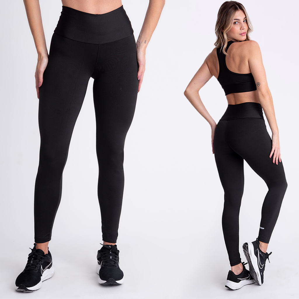 Calça Legging Poliamida Cintura Alta Feminina Academia - Strep Fitness em Oferta na Shopee