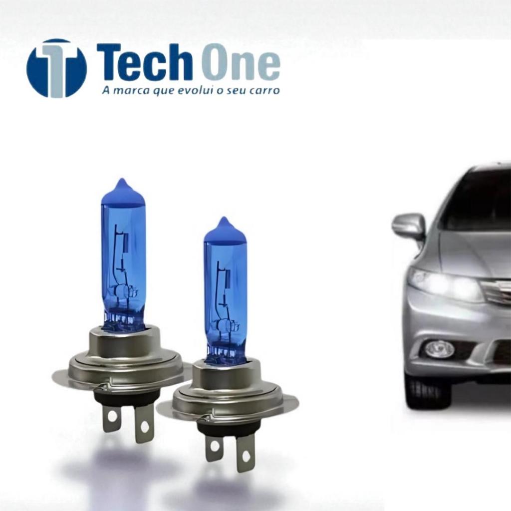 Kit 2 Lampadas Super Branca H7 8500K 55W Techone em Oferta na Shopee