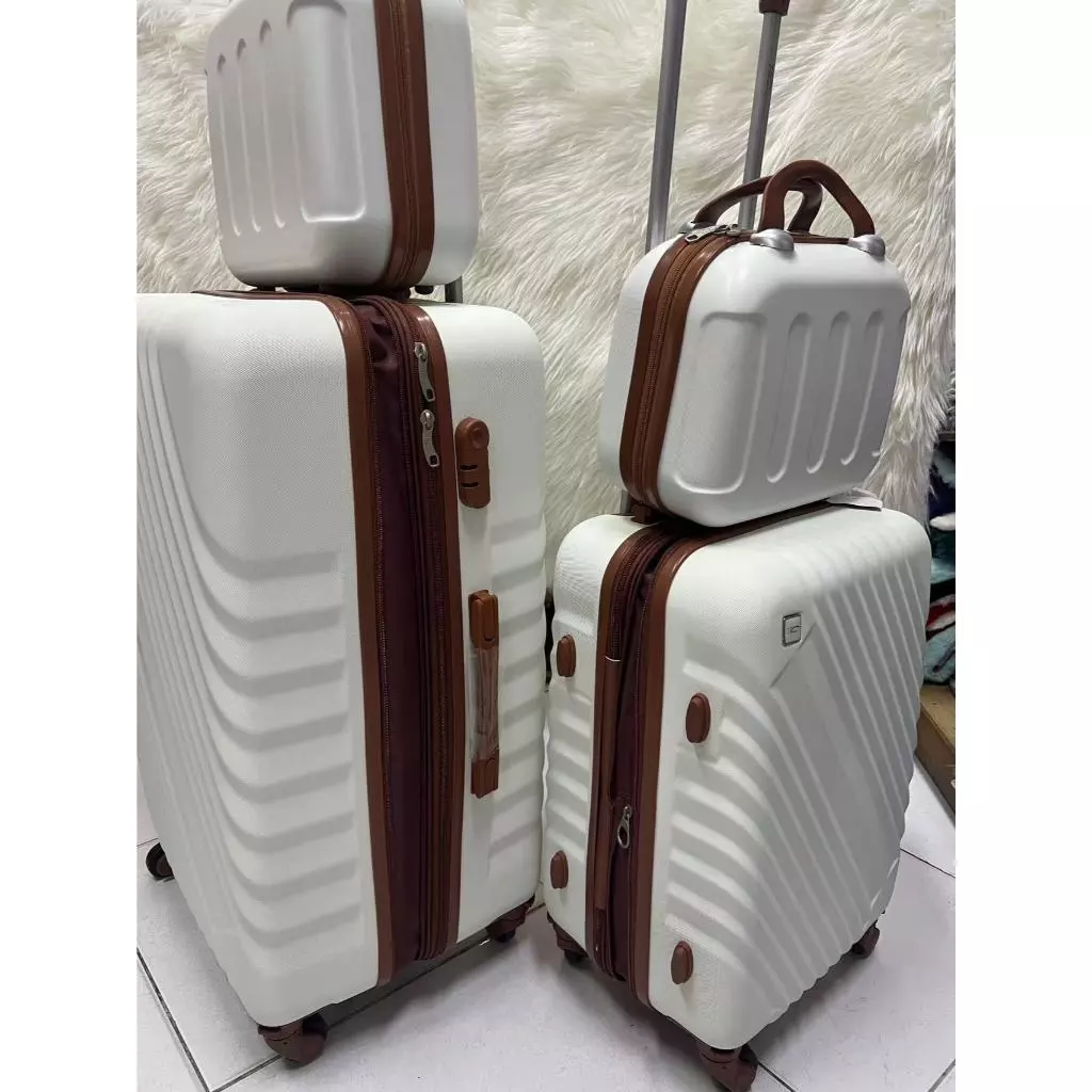 Kit De Mala+Frasqueira MALA GRANDE Expansível de viagem 50kg zíper duplo com rodinha REMOVIVEIS 360º