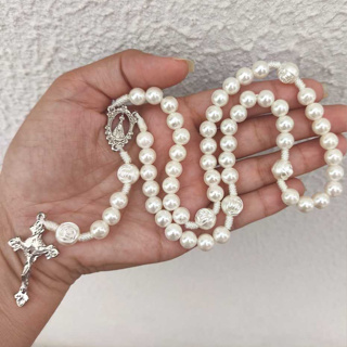 Terço Pérola Nossa Senhora Aparecida - 35 cm - FABRICADO EM APARECIDA/SP - PROMOÇÃO em Oferta na Shopee