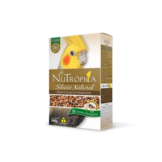 Nutrópica Sementes e Extrusados Seleção Natural Calopsita Super Premium 300g em Oferta na Shopee