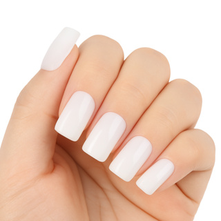 Unhas Postiças Leitosa - 1 Pacote C/24 Unidades em Oferta na Shopee