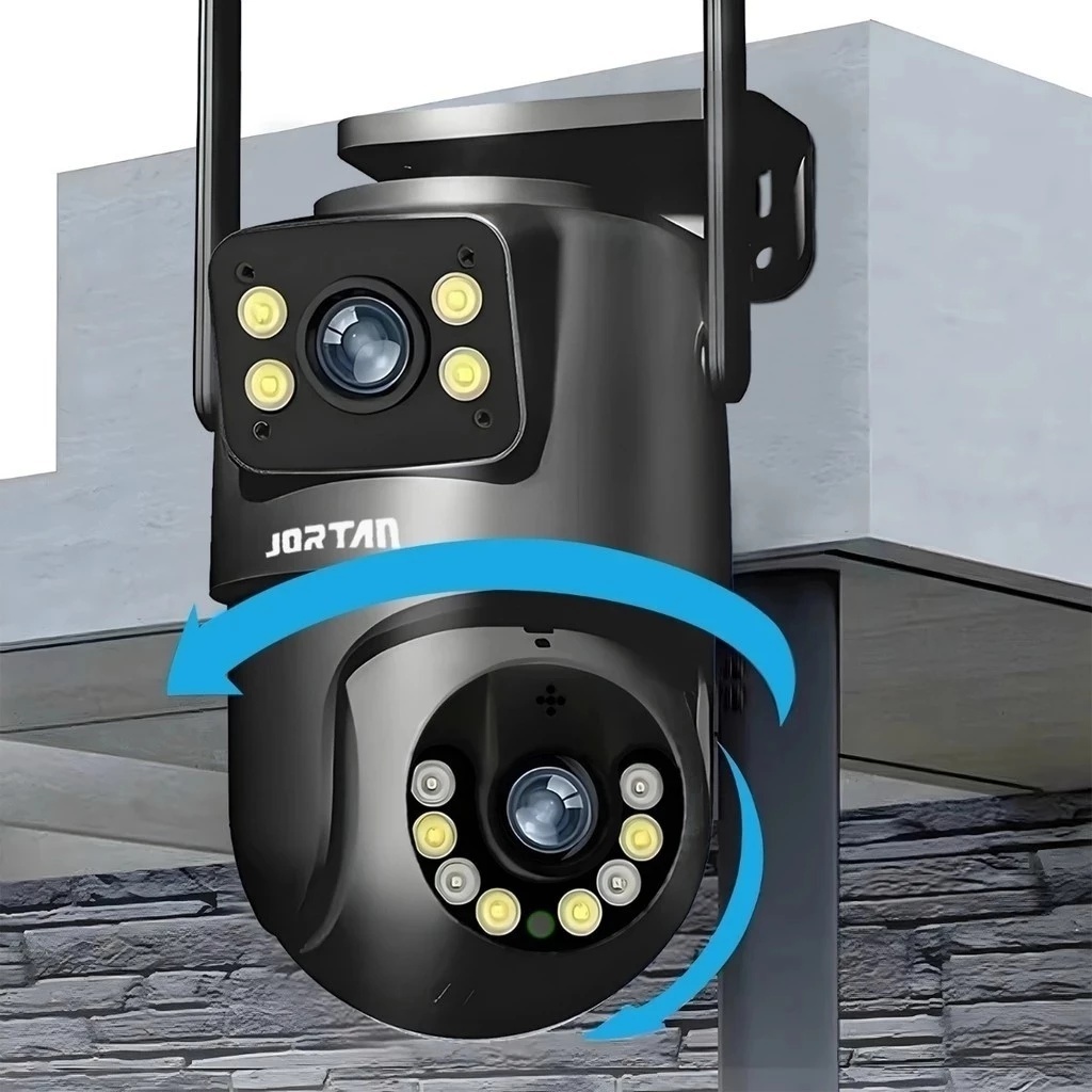 Kit1-2 Câmera De Segurança a Prova de água Lente Dupla APP ICSEE IP66 Camera IP WiFi 360