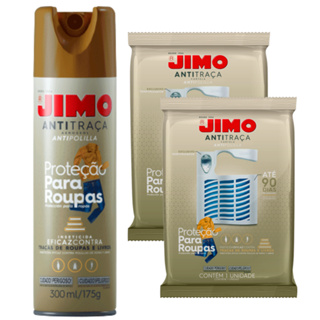 Kit Jimo 1 Antitraça Aerossol 300ml + 2 Antitraça Cartela Duração 90 Dias em Oferta na Shopee